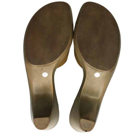 Andrew Stevens Tan Slide Sandals - Size 10 - Women - Picture 10 of 12